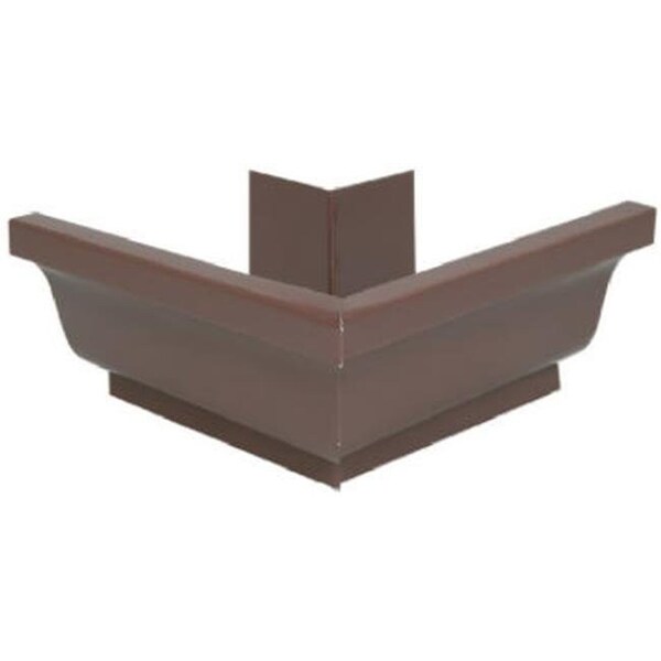 Amerimax Home Products Amerimax Home Products 1920219 4 in. Brown Galvanized Steel Gutter Outside Mitre 153445 - main